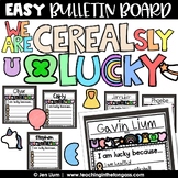 Lucky Charms Bulletin Board Editable Writing Craft Cereals