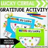 Lucky Charms Cereal-sly Lucky Gratitude Craft Activity for