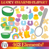 Lucky Charms Clipart Marshmallow Cereal | St Patrick's Day