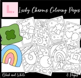 Lucky Charms Coloring Pages (St. Patrick’s Day)