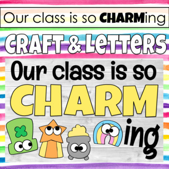 Preview of Lucky Charms Door Bulletin Board Craft & Letters