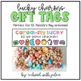 Lucky Charms Gift Tags St. Patricks Day