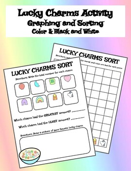 Preview of Lucky Charms Sorting Activity