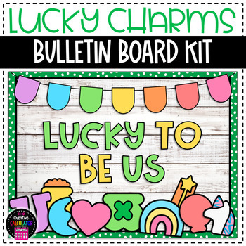 Preview of Lucky Charms St. Patrick's Day Bulletin Board or Door Decor