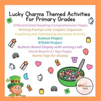 Preview of Lucky Charms Themed Activities for Primary Grades