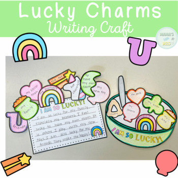 Preview of Lucky Charms Writing Craft- St Patrick's Day