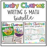 Lucky Charms Writing & Math Bundle | March graphing & craf
