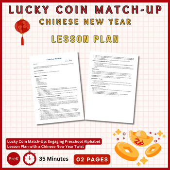 Preview of Lucky Coin Match-Up: Preschool Alphabet Lesson - Chinese New Year Twist