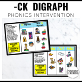 CK Digraph Phonics Printables, Centers, and Seesaw