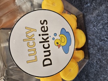 Preview of Lucky Duckies Label