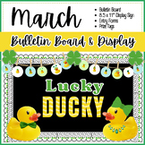 Lucky Ducky- March Bulletin Board and Contest- Library or 
