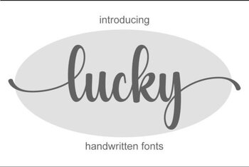 Preview of Lucky Font