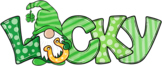 Lucky Gnome St. Patrick's Day PNG