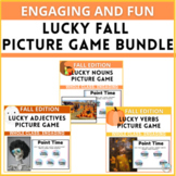Lucky Grammar High Engagement Practice Games FALL Edition Bundle