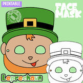 Lucky Leprechaun Mask Craft - St. Patricks Day 2024, Coloring