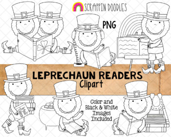 Leprechaun ClipArt - St. Patrick's Day Leprechauns - Irish Leprechauns  Graphics - Sublimation PNG