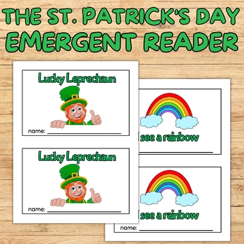 Preview of Lucky Leprechaun: St. Patrick's Day Emergent Reader for Preschool & Kindergarten