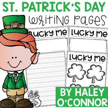Preview of St. Patrick's Day Writing Pages