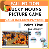 Lucky Nouns Practice Game High Engagement Review FALL Edition