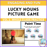 Lucky Nouns Practice Game High Engagement Review Vol 2