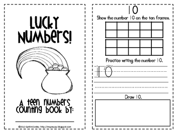 Preview of Lucky Numbers: Teen Numbers