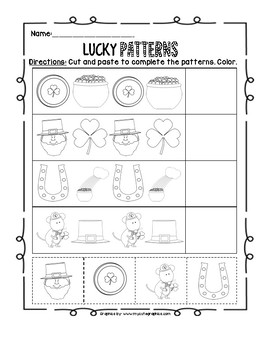 Lucky Patterns! by thehipsterhandouts | TPT