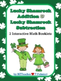 Lucky Shamrock Addition & Subtraction booklets - St Patricks Day
