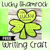 Lucky Shamrock Writing Craft FREEBIE