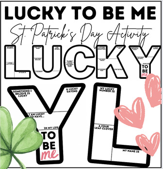Preview of Lucky To Be Me | Social Emotional & St. Patrick's Day Writing & Art Activity