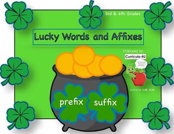 Preview of St. Patrick's Lucky Words and Affixes Game