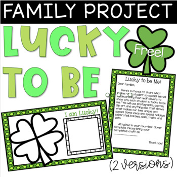 Preview of Lucky to be - March project FREE