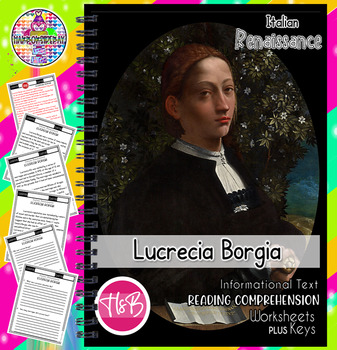 Preview of Lucrecia Borgia | Italian Renaissance  | Reading Comprehension| History