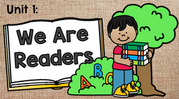 Preview of Lucy Calkin's 'We Are Readers' Entire NEW UNIT 1 Lessons Slide Presentation