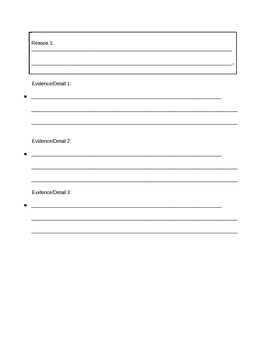 Lucy Calkins Boxes and Bullets: Graphic Organizer Ind Practice by Miss ...