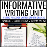Informative Writing Unit, Informational Writing Unit, Expo