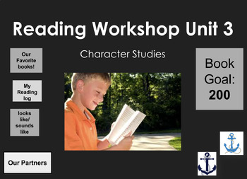 Preview of Lucy Calkins Grade 3 Unit 3: Reading Workshop: Character Studies 