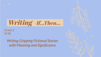 Preview of Lucy Calkins Lesson Plan Slides Fictional Stories w. Meaning & Significance 