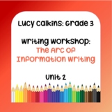 Lucy Calkins Lesson Plans - Grade 3 Writing: Art of Inform