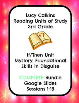 Preview of Lucy Calkins Mystery: Foundational Skills Reading 3rd Grade COMPLETE BUNDLE