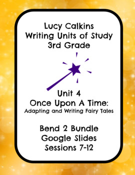 Preview of Lucy Calkins Once Upon a Time Fairy Tale Writing 3rd Grade Bend 2 Slides