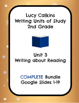 Preview of Lucy Calkins Unit 3 Opinion Writing:Writing about Reading Grade2 COMPLETE Bundle