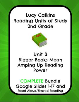 Preview of Lucy Calkins Unit 3 Reading: Bigger Books, 2nd Grade COMPLETE Slides