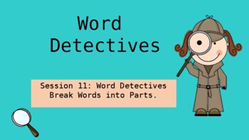 Preview of Lucy Calkins Word Detectives