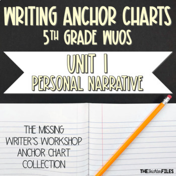5th Grade Writing Anchor Charts