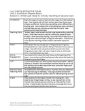 Lucy Calkins Writing First Grade Unit 2 Outlines – editable