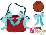 Lucy Locket Purse and Penny Clip Art Set