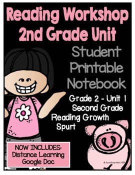 Preview of Lucy Reading Workshop: 2nd Grade Notebook - Unit 1 - Distance Learning