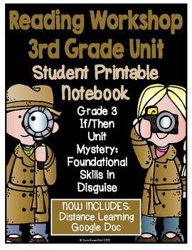 Preview of Lucy Reading Workshop: 3rd Grade Notebook - If Then Unit - Distance Learning