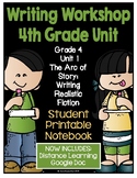 Lucy Writing Workshop: 4th Grade Notebook - Unit 1 - Distance Learning