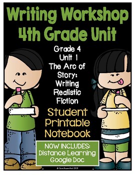 Preview of Lucy Writing Workshop: 4th Grade Notebook - Unit 1 - Distance Learning